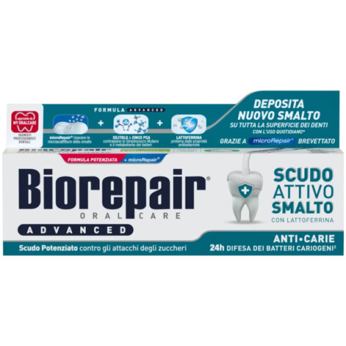 Зубна паста Biorepair Oral Care Pro Scudo Attivo Досконалий захист, 75 мл